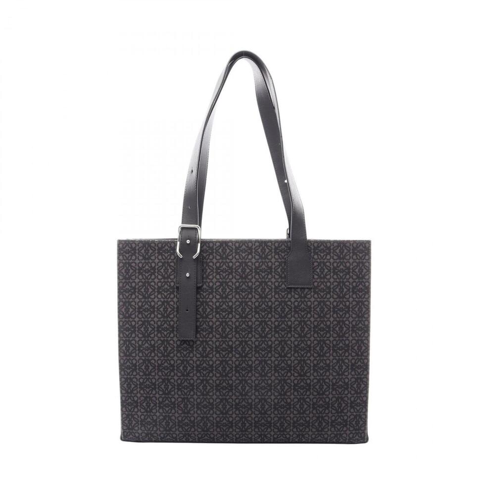 Loewe LOEWE Buckle Horizontal Anagram Tote Bag Handbag Canvas Leather Men's B...